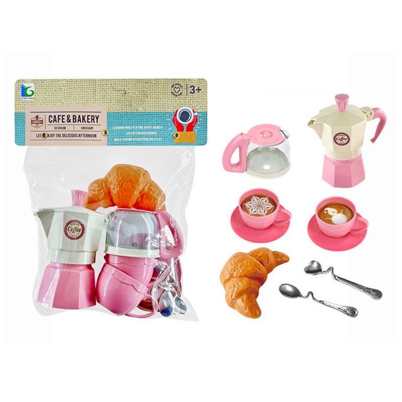 Kids Outdoor Kitchen Diy - 11PCS เล่นแกล้งทําเป็นกาแฟชุด Play House/ห้องครัวกลางแจ้ง DIY Afternoon