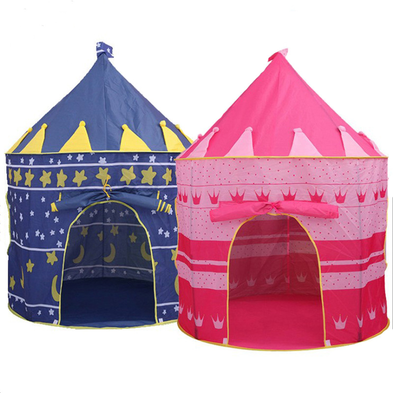 Kids Outdoor Cubby House - 1PC เด็กเล่นเต็นท์ในร่มกลางแจ้งพับ Teepee House สําหรับเด็กปราสาทเจ้าหญิงของเล่น Tipi