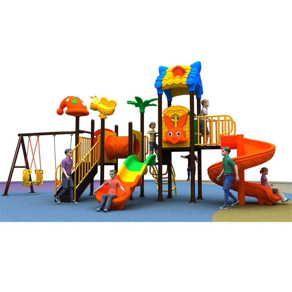 Kids Outdoor Jungle Gym With Slide - ผู้ผลิตจีน สนามเด็กเล่นราคาถูก ชุดเครื่องเล่นสนามเด็กเล่นกลางแจ้งพร้อมสไลเดอร์สำหรับเด็ก