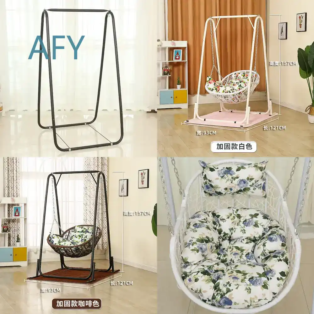 Kids Outdoor Nest Swing - เก้าอี้โยกสำหรับในบ้านและนอกบ้าน สำหรับระเบียง รูปทรงรังนก สำหรับเด็ก เก้าอี้แขวนหวายสำหรับเด็ก