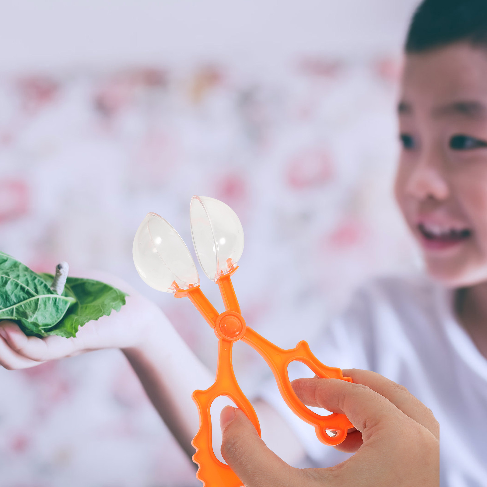 Kids Outdoor Education - กรรไกรจับแมลงหลากสี 5 ชิ้น สำหรับเด็ก เครื่องมือสำรวจกลางแจ้ง ปลอดภัยต่อการเก็บสะสม