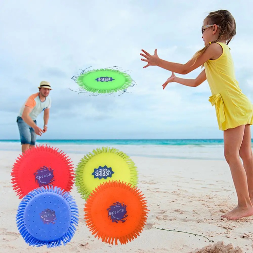 Kids Outdoor Exercise Equipment - จานน้ำสำหรับเด็ก ของเล่นนุ่มนวลสำหรับเล่นกีฬาทางน้ำ กระแทกเป้าหมายได้ ของเล่นในสระว่ายน้ำ ของเล่นชายหาด ของเล่นน้ำ