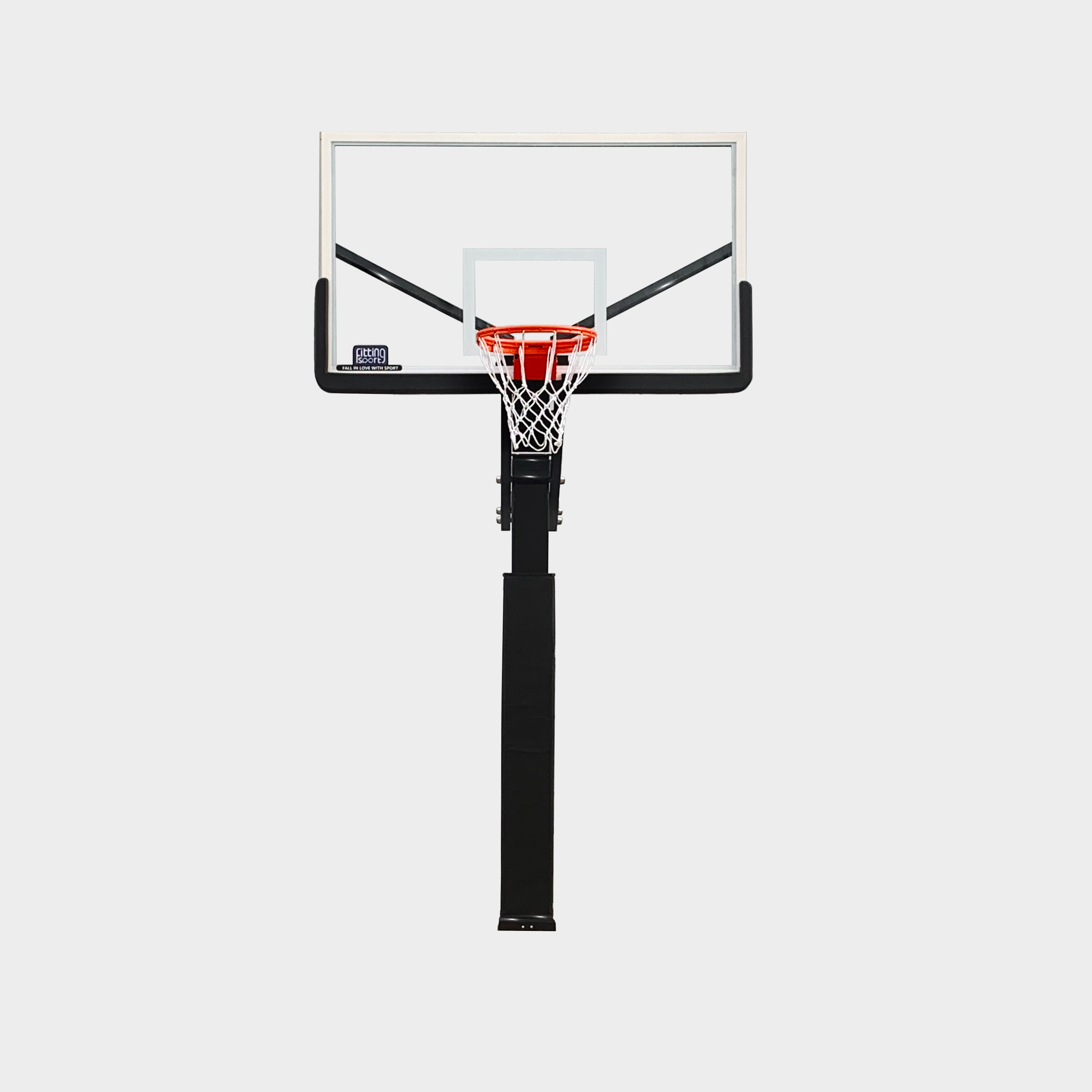Basketball Hoop Outdoor - ห่วงบาสเก็ตบอลกลางแจ้ง เสาเหล็กเคลือบสีฝุ่น ดีไซน์แบบมืออาชีพ พร้อมประสิทธิภาพการเด้งกลับ ช่วยเพิ่มยอดขาย