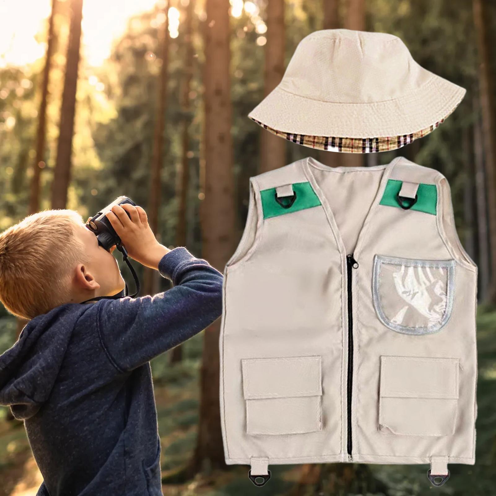 เสื้อกั๊กตกปลา ชุดแคมป์ปิ้งสำห - Kids Outdoor Zoo บทวิจารณ์และราคา