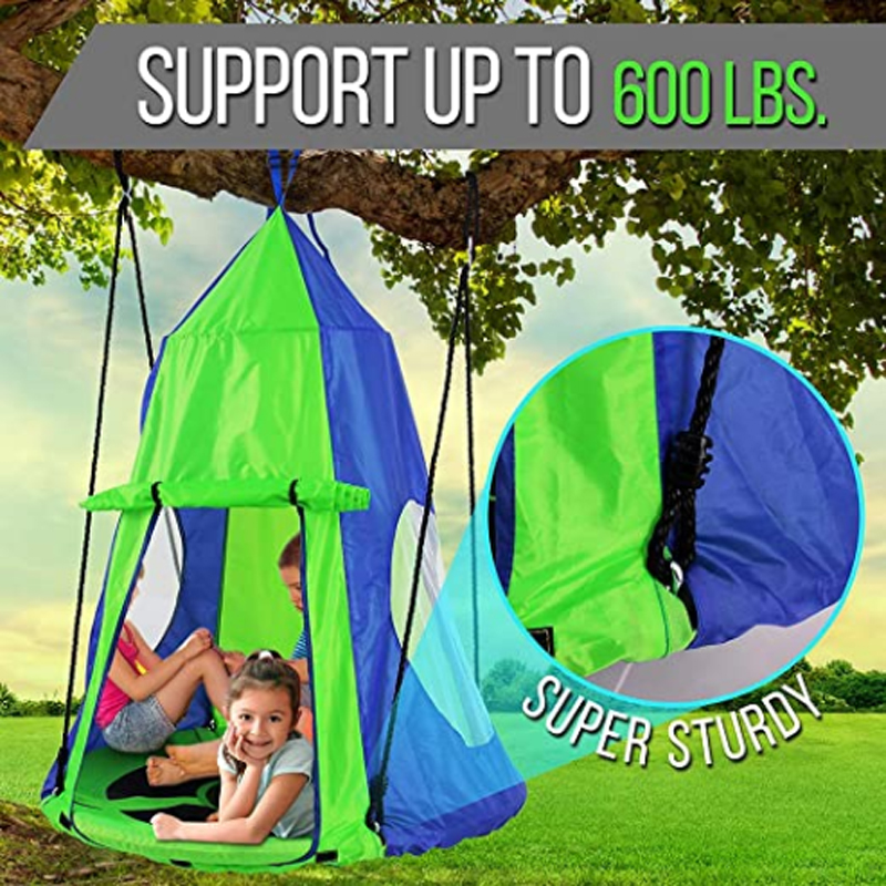 เด็กแขวนเก้าอี้เต็นท์Swing Ham - Kids Outdoor Nest Swing บทวิจารณ์และราคา