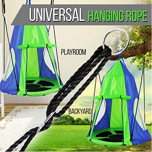 เด็กแขวนเก้าอี้เต็นท์Swing Ham - Kids Outdoor Nest Swing บทวิจารณ์และราคา