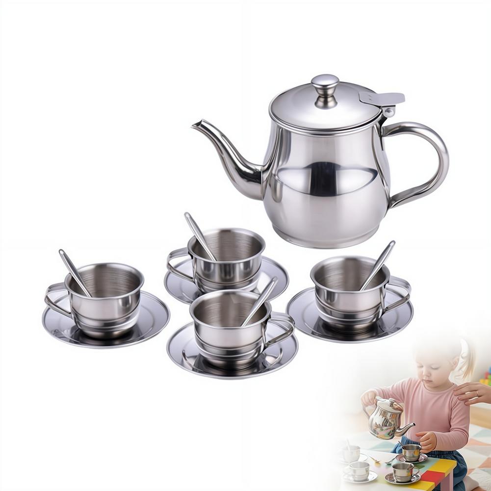 ชุดน้ำชาสแตนเลสสำหรับเด็ก ของเ - Kids Outdoor Kitchen Diy บทวิจารณ์และราคา
