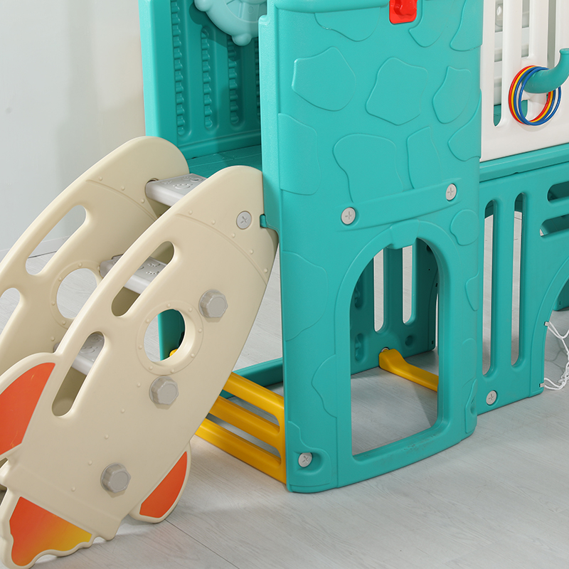 บ้านเด็กเล่นพลาสติกพร้อมสไลเดอ - Kids Outdoor Slide Set บทวิจารณ์และราคา