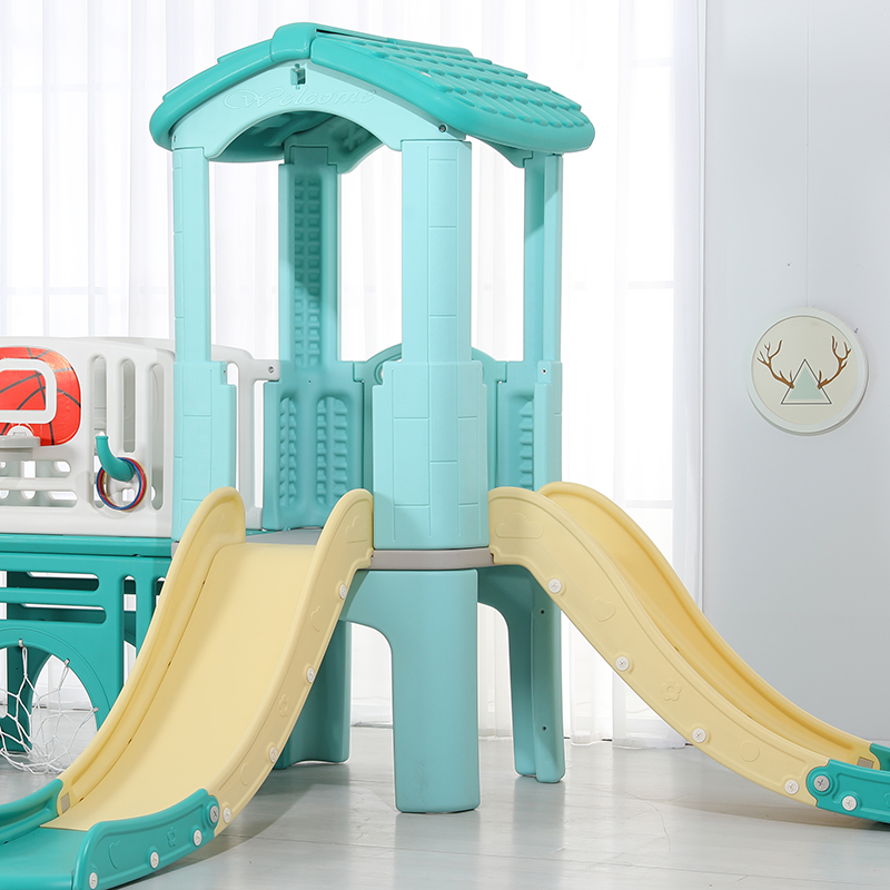 บ้านเด็กเล่นพลาสติกพร้อมสไลเดอ - Kids Outdoor Slide Set บทวิจารณ์และราคา