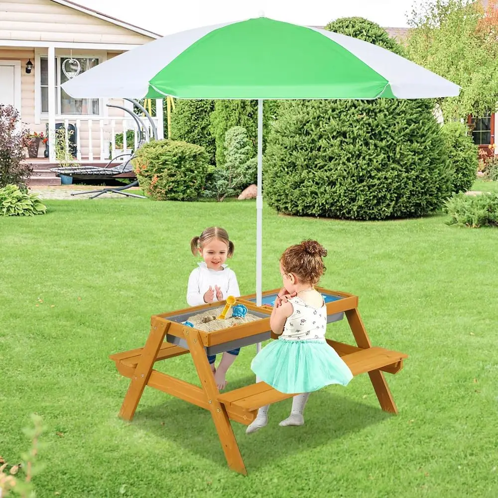 โต๊ะปิกนิกเด็กแบบปรับความสูงได - Kids Outdoor Umbrella บทวิจารณ์และราคา