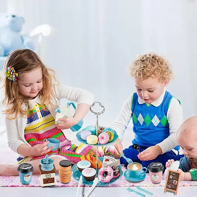 ชุดของเล่นจำลองร้านกาแฟ ชุดเคร - Kids Outdoor Kitchen Diy บทวิจารณ์และราคา