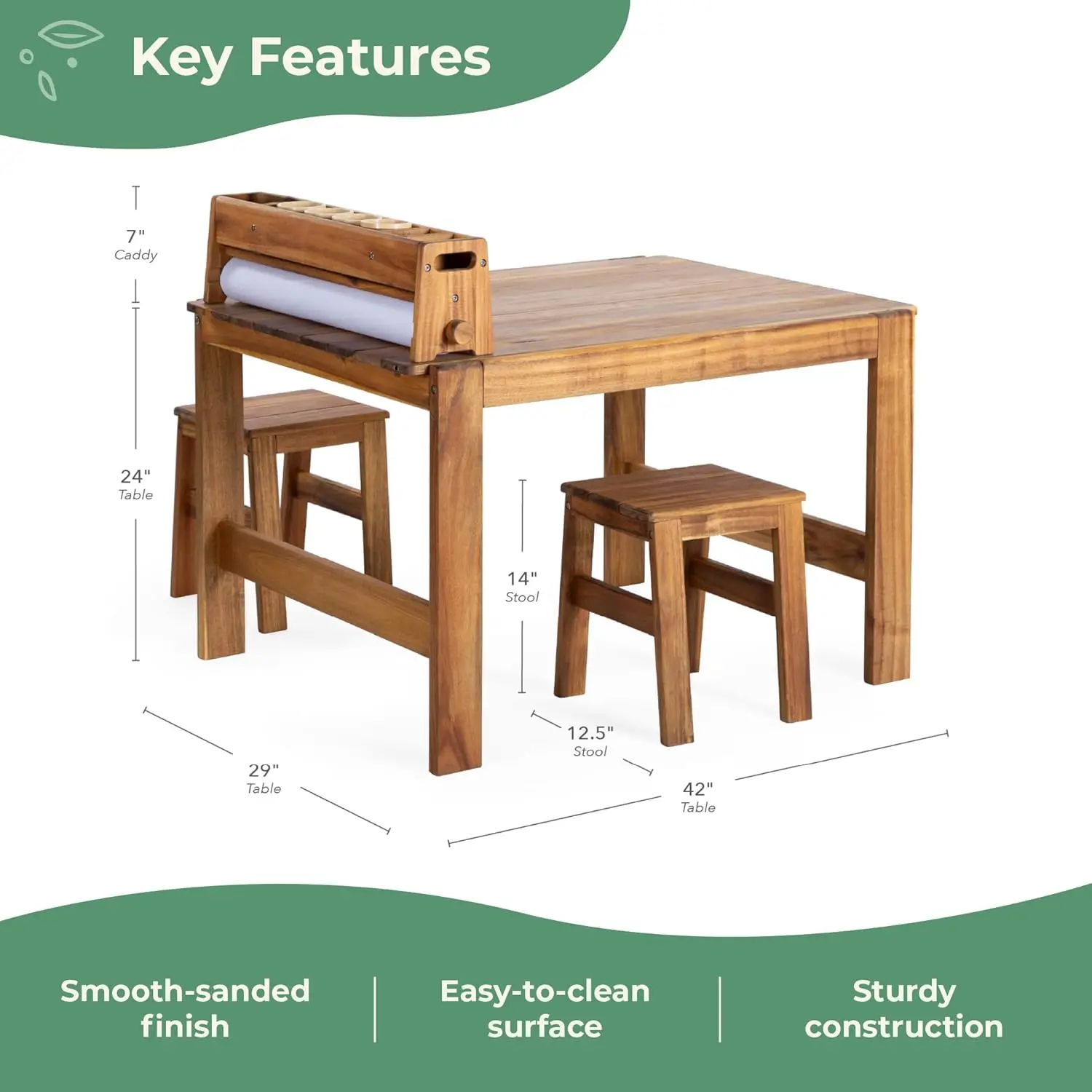 ชุดโต๊ะและเก้าอี้สำหรับงานศิลป - Kids Outdoor Chair And Table บทวิจารณ์และราคา