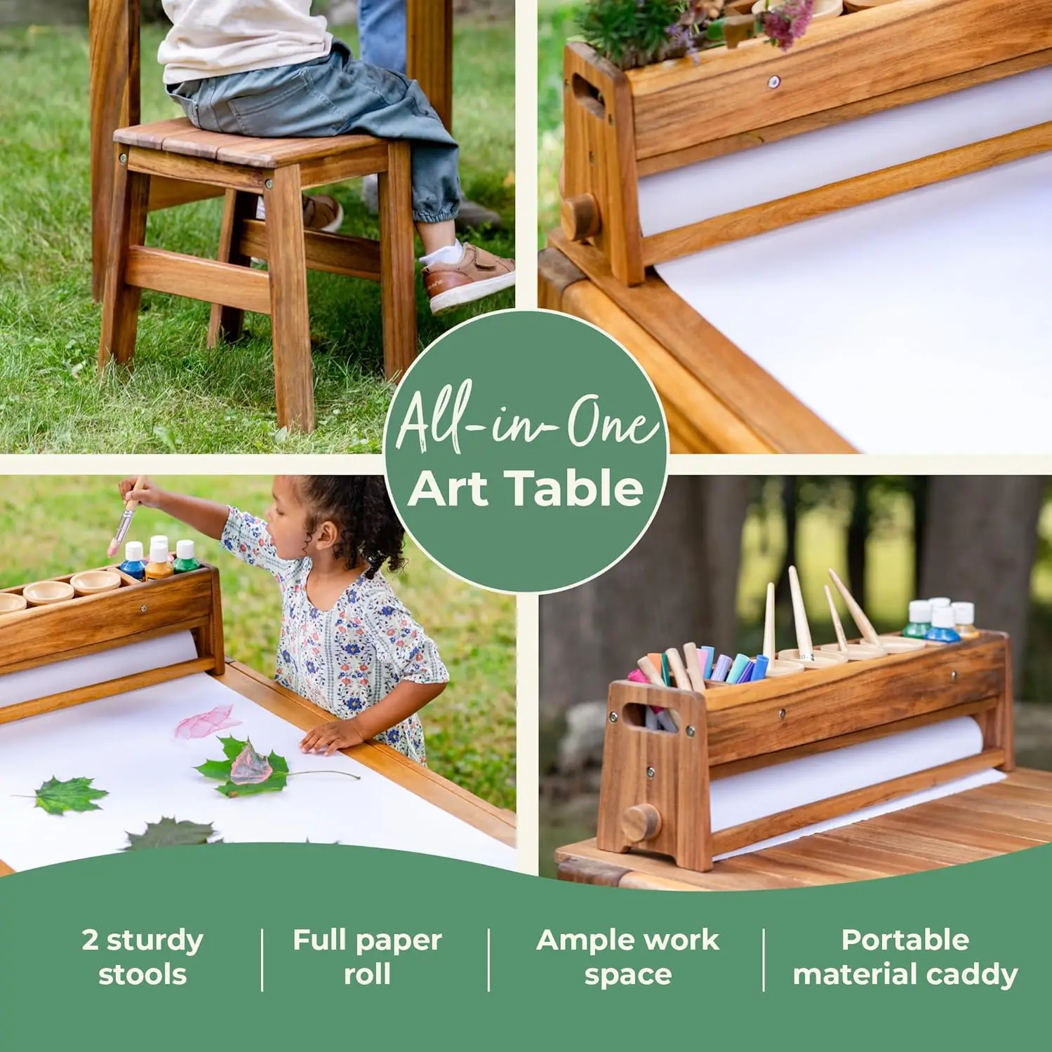 ชุดโต๊ะและเก้าอี้สำหรับงานศิลป - Kids Outdoor Chair And Table บทวิจารณ์และราคา