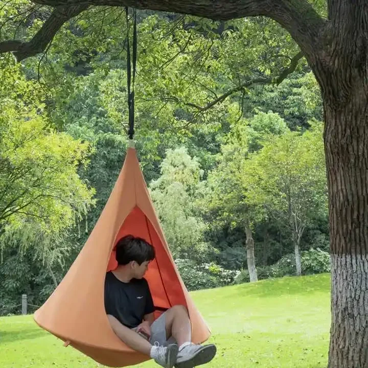 เก้าอี้แขวนทรงกลมแบบแขวนในร่มแ - Kids Outdoor Nest Swing บทวิจารณ์และราคา