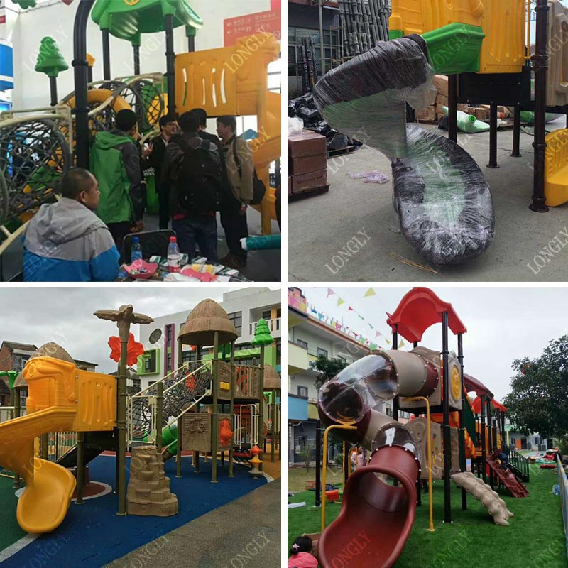 สไลเดอร์พลาสติกเชิงพาณิชย์ ขนา - Kids Outdoor Education บทวิจารณ์และราคา