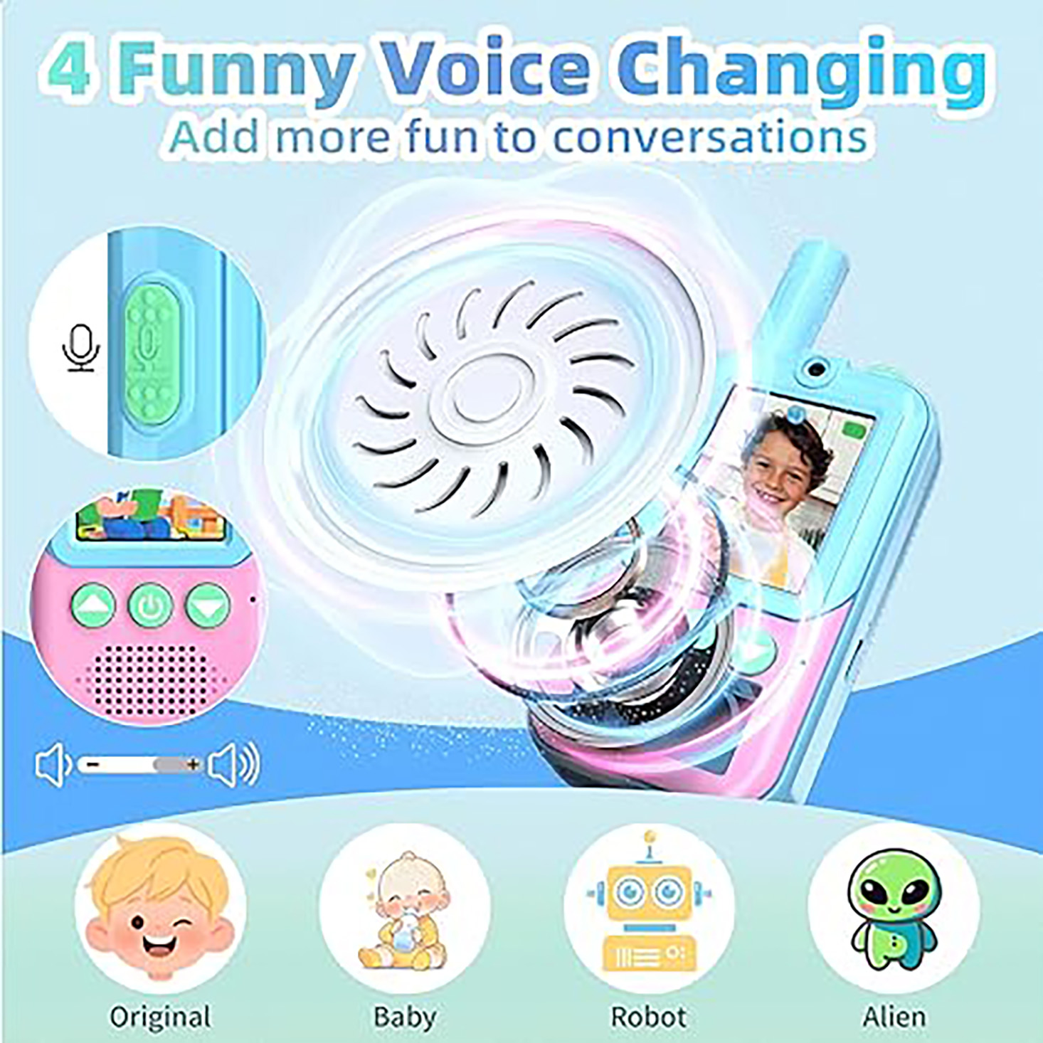 วิทยุสื่อสารวิดีโอสำหรับเด็กแบ - Kids Outdoor Voices บทวิจารณ์และราคา