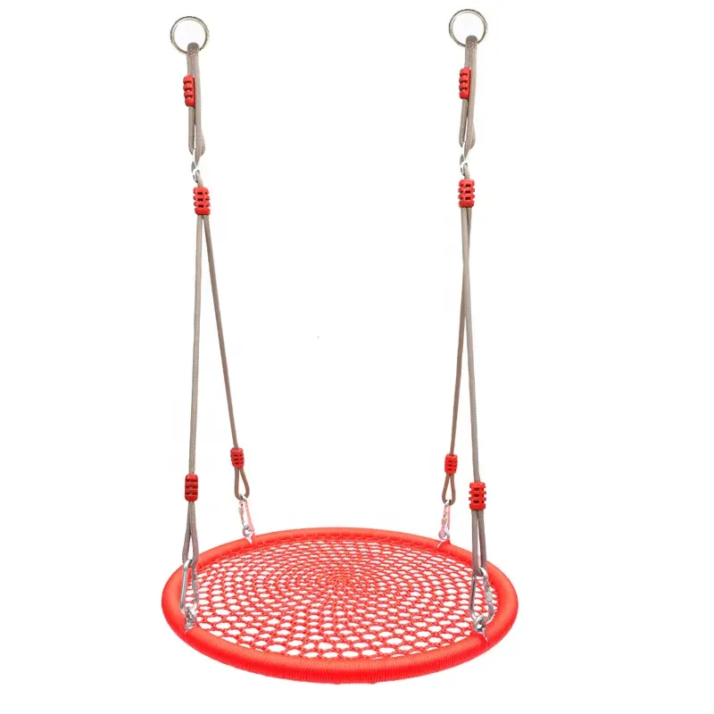 ชิงช้าตาข่ายใยแมงมุมทรงกลมขนาด - Kids Outdoor Nest Swing บทวิจารณ์และราคา