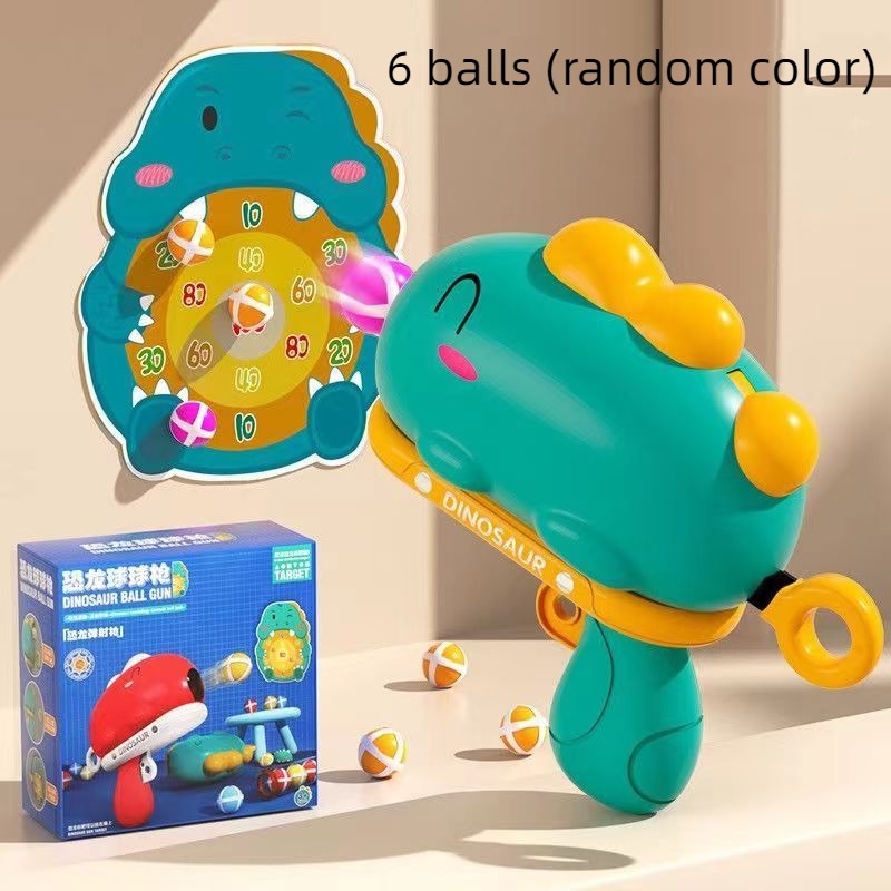 ปืนไดโนเสาร์สำหรับเด็กลูกบอลขอ - Kids Indoor Outdoor Games บทวิจารณ์และราคา