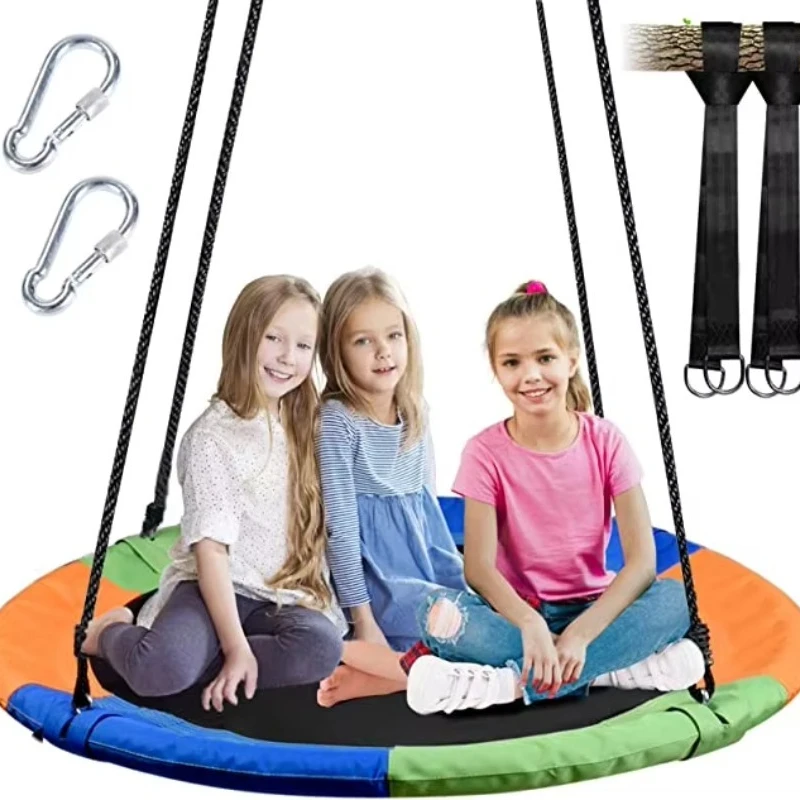 ชิงช้าทรงกลมสำหรับกลางแจ้ง ขนา - Kids Outdoor Nest Swing บทวิจารณ์และราคา
