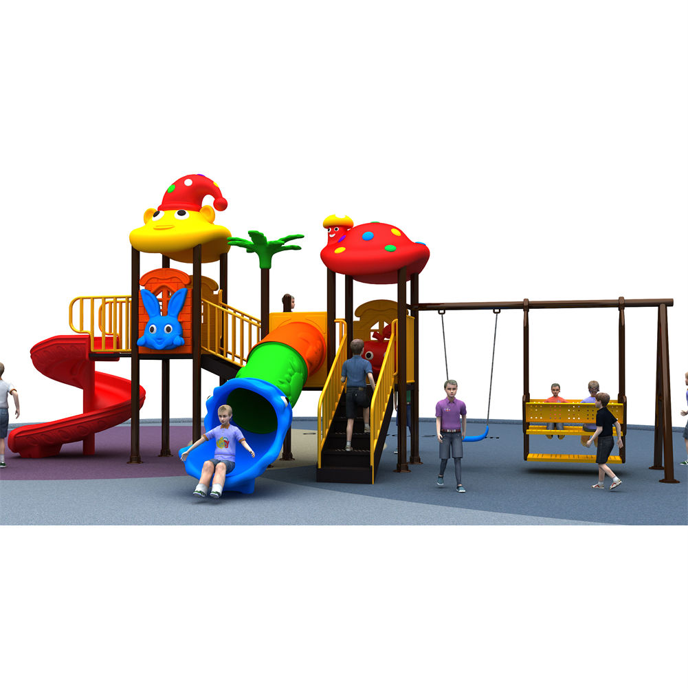 ผู้ผลิตจีน สนามเด็กเล่นราคาถูก - Kids Outdoor Jungle Gym With Slide บทวิจารณ์และราคา