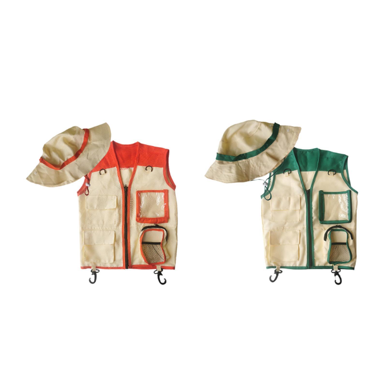ชุดเสื้อกั๊กและหมวกเด็กนักสำรว - Kids Outdoor Zoo บทวิจารณ์และราคา