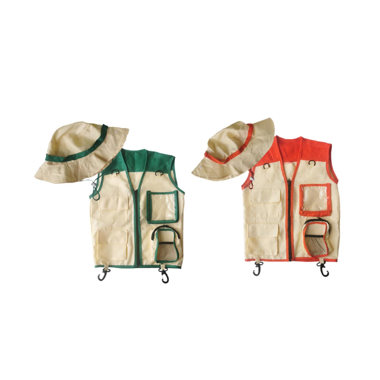 ชุดเสื้อกั๊กและหมวกเด็กนักสำรว - Kids Outdoor Zoo บทวิจารณ์และราคา