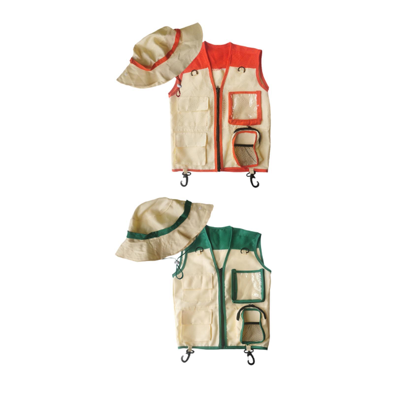 ชุดเสื้อกั๊กและหมวกเด็กนักสำรว - Kids Outdoor Zoo บทวิจารณ์และราคา