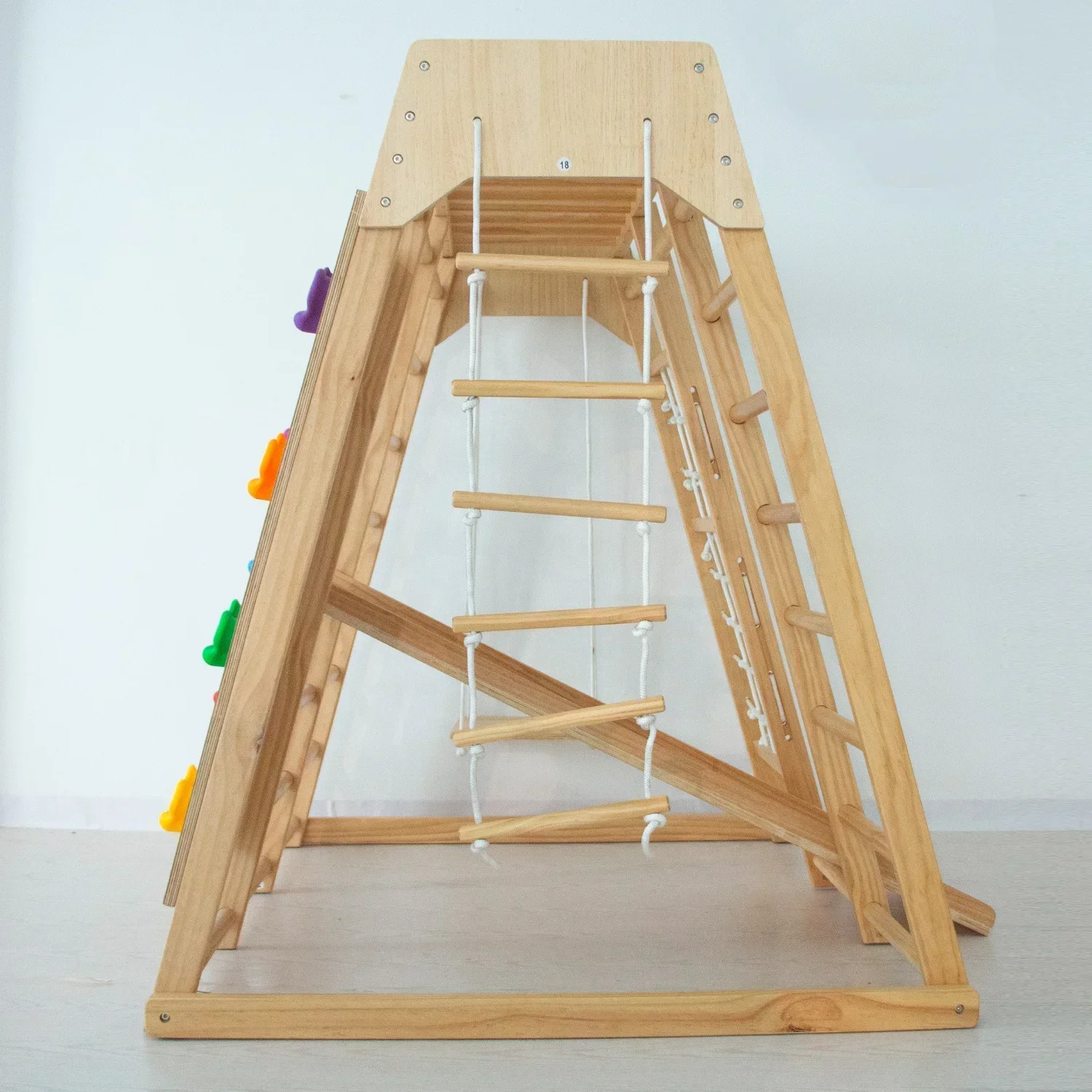 ชุดเครื่องเล่นปีนป่ายสำหรับเด็ - Kids Outdoor Jungle Gym With Slide บทวิจารณ์และราคา