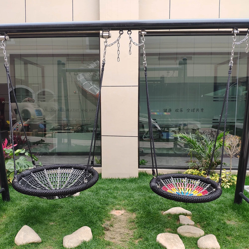 ชิงช้าเด็กทรงกลมคุณภาพเยี่ยมแบ - Kids Outdoor Nest Swing บทวิจารณ์และราคา
