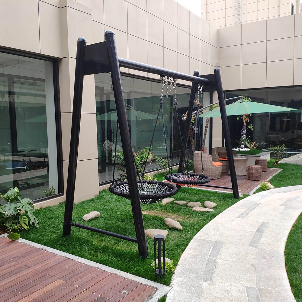 ชิงช้าเด็กทรงกลมคุณภาพเยี่ยมแบ - Kids Outdoor Nest Swing บทวิจารณ์และราคา