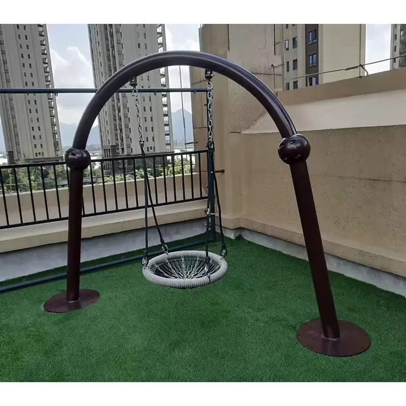 ชุดชิงช้ากลางแจ้งแบบแขวนทรงกลม - Kids Outdoor Nest Swing บทวิจารณ์และราคา