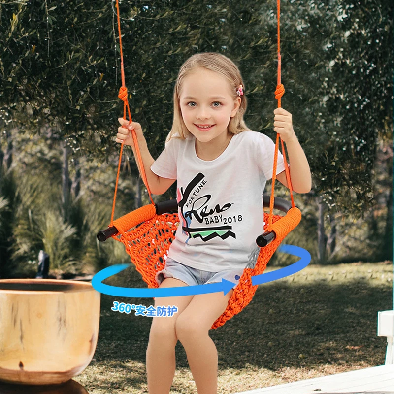 เปลญวนเด็ก ชิงช้าถักมือ ของเล่ - Kids Outdoor Nest Swing บทวิจารณ์และราคา