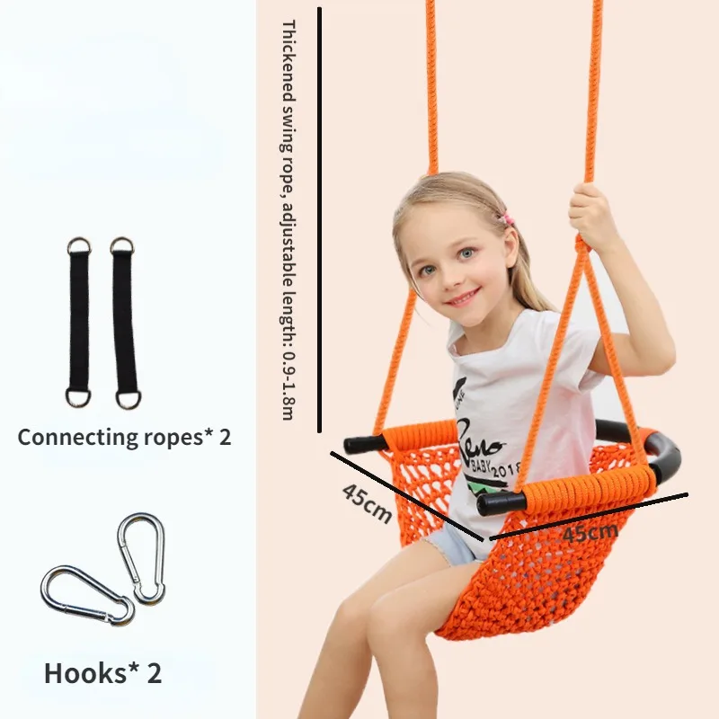 เปลญวนเด็ก ชิงช้าถักมือ ของเล่ - Kids Outdoor Nest Swing บทวิจารณ์และราคา