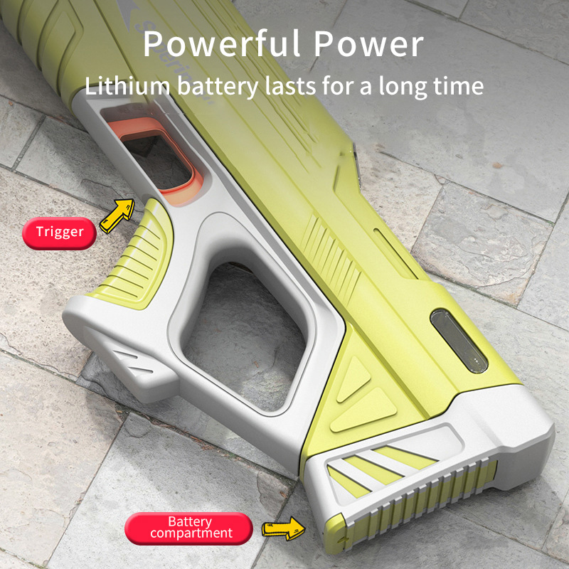 ปืนฉีดน้ำไฟฟ้าแบบยิงต่อเนื่องส - Kids Outdoor Exercise Equipment บทวิจารณ์และราคา