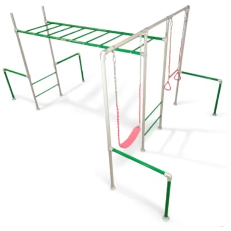 อุปกรณ์สนามเด็กเล่นกลางแจ้ง อุ - Kids Outdoor Monkey Bars บทวิจารณ์และราคา