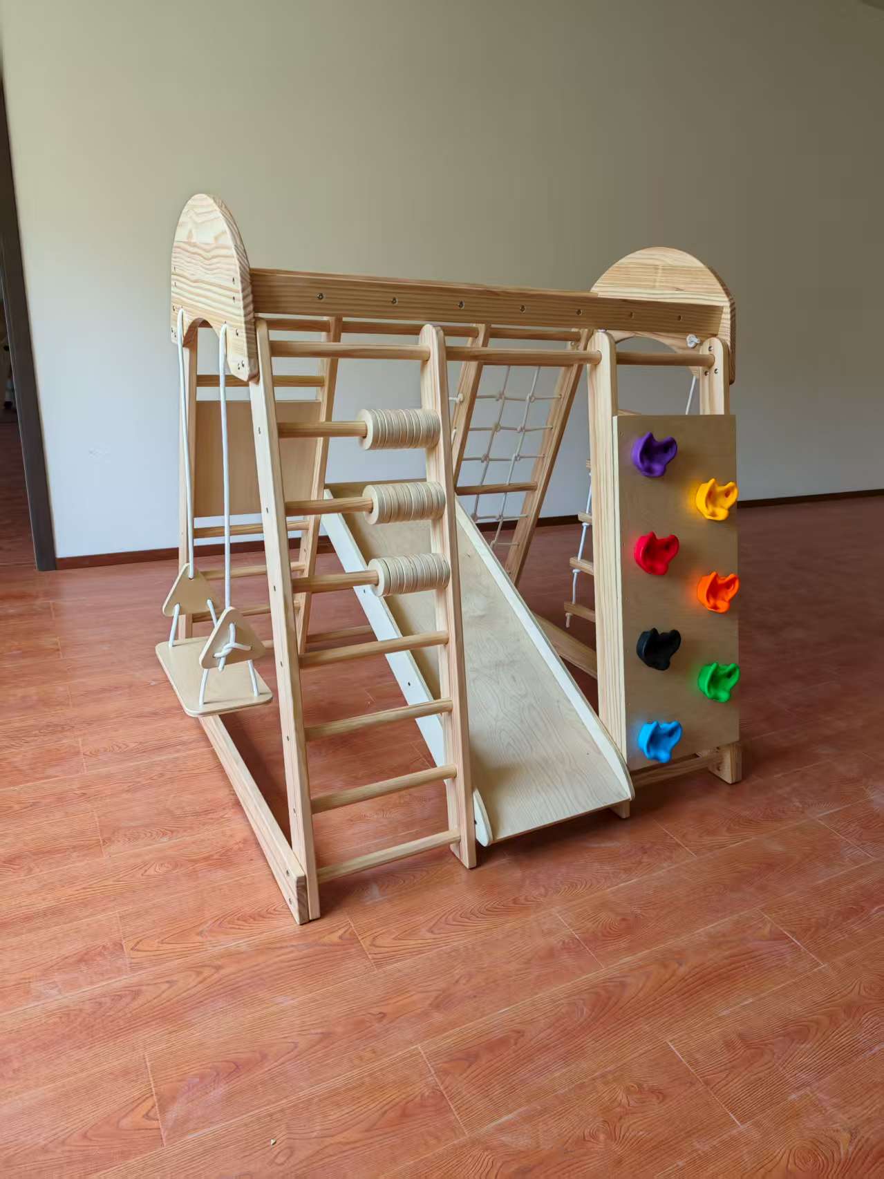 โครงไม้ปีนป่ายสำหรับเด็ก พร้อม - Kids Indoor Outdoor Games บทวิจารณ์และราคา