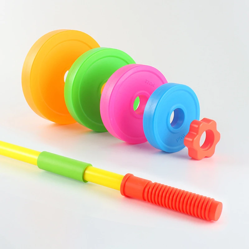 ชุดดัมเบลบาร์เบลสำหรับเด็กแบบป - Kids Outdoor Exercise Equipment บทวิจารณ์และราคา