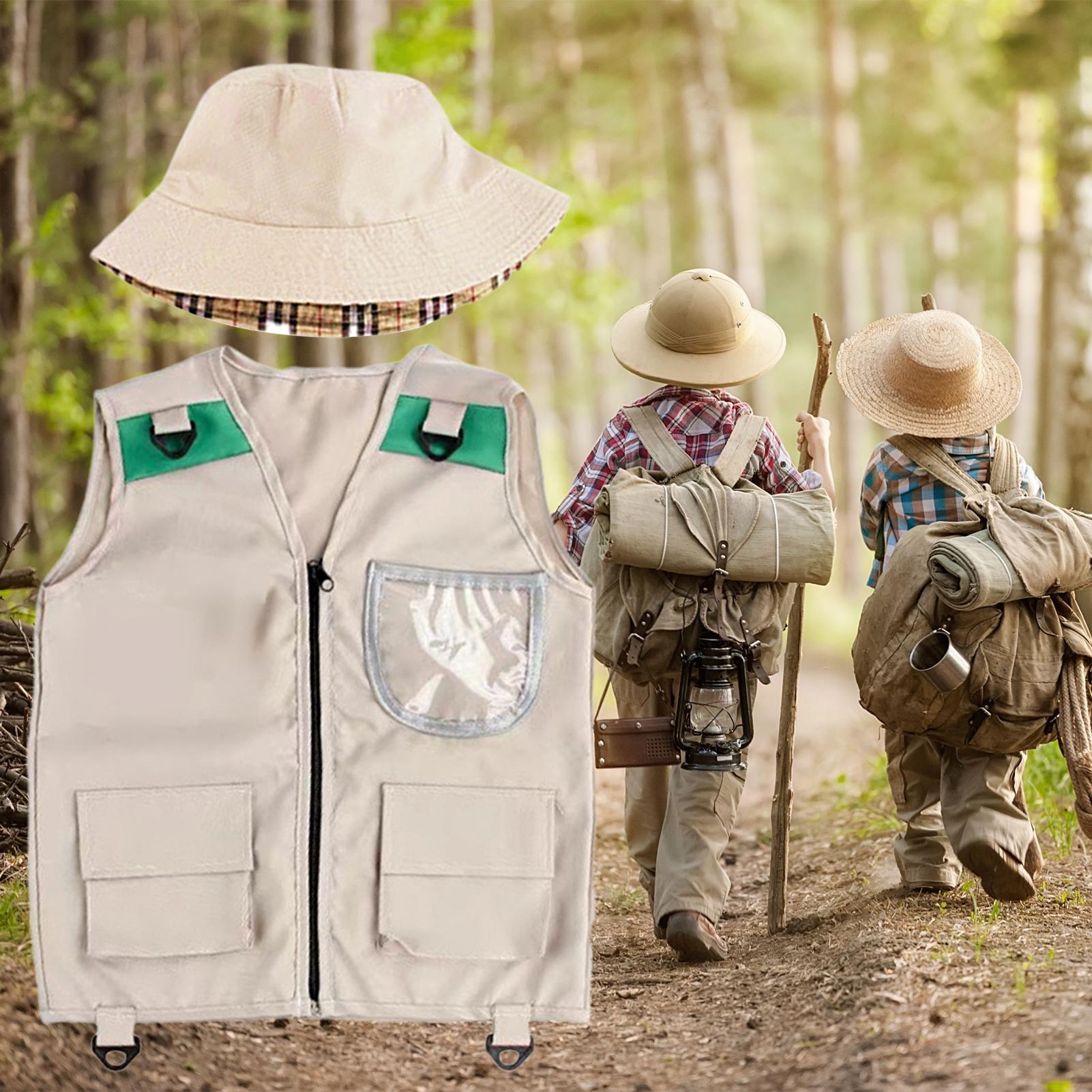 เด็กตกปลาเสื้อกั๊กล้างทําความส - Kids Outdoor Zoo บทวิจารณ์และราคา