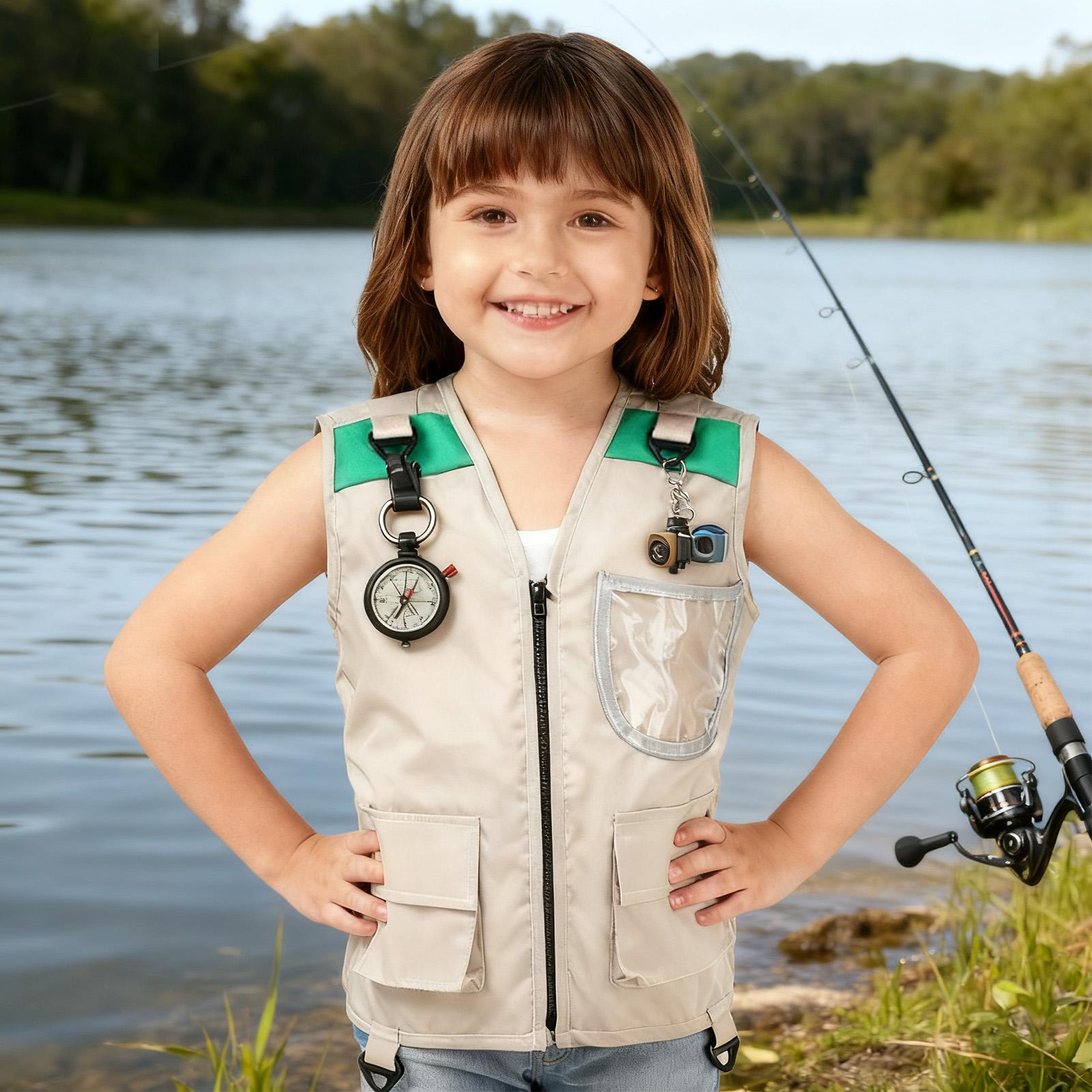 เสื้อกั๊กเด็กแบบไม่มีแขน สำหรั - Kids Outdoor Zoo บทวิจารณ์และราคา
