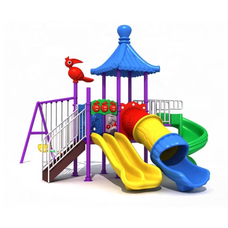ชุดเครื่องเล่นชิงช้าและสไลเดอร - Kids Outdoor Slide Set บทวิจารณ์และราคา