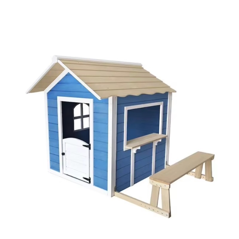 บ้านเด็กเล่นไม้กลางแจ้ง ดีไซน์ - Kids Outdoor Cubby House บทวิจารณ์และราคา
