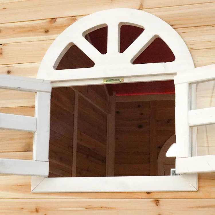 l สนามเด็กเล่นไม้กลางแจ้ง Play - Kids Outdoor Cubby House บทวิจารณ์และราคา