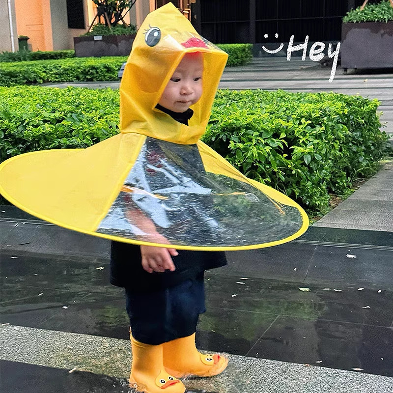 เสื้อกันฝนเด็กทรงยูเอฟโอ หมวกเ - Kids Outdoor Umbrella บทวิจารณ์และราคา