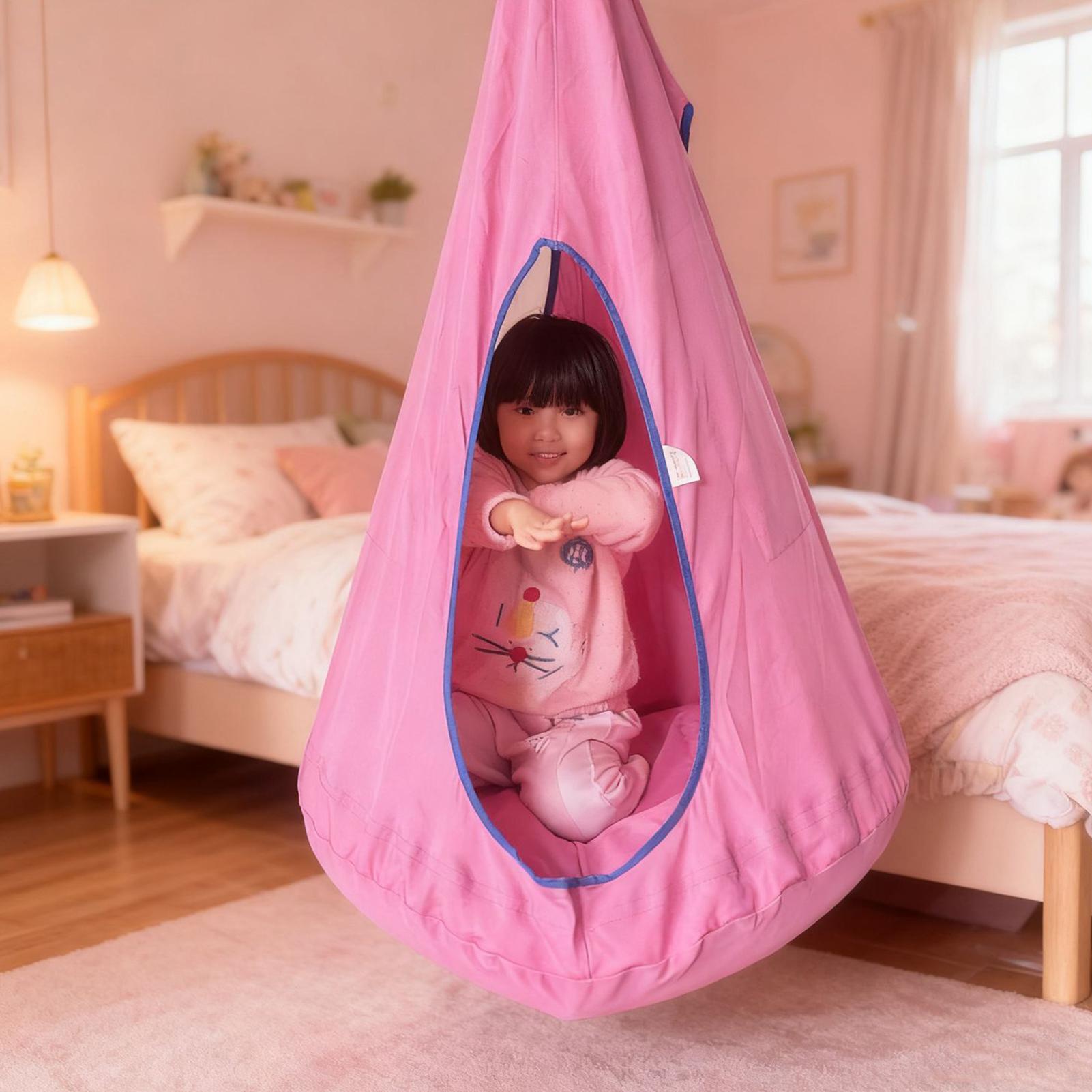 เปลญวนเด็กแบบมีเบาะรองนั่ง รับ - Kids Outdoor Nest Swing บทวิจารณ์และราคา