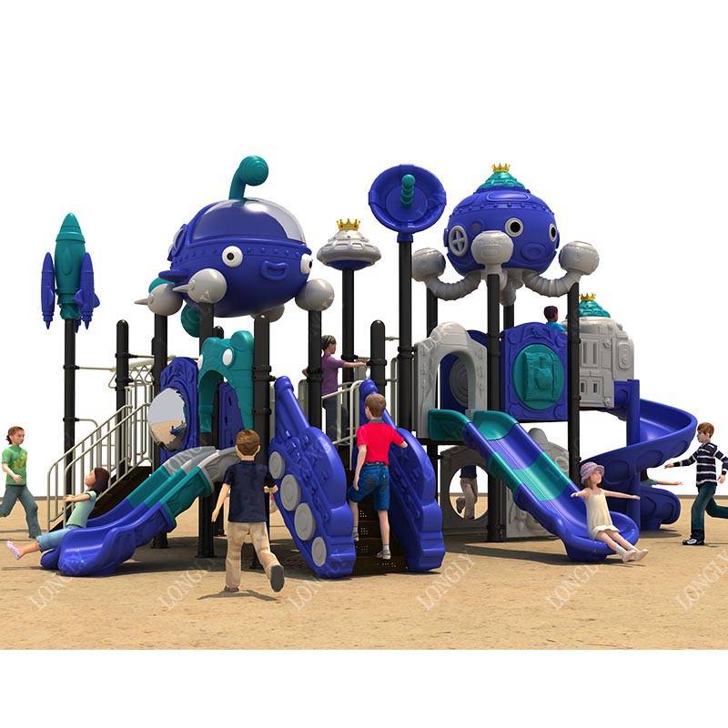 อุปกรณ์สนามเด็กเล่นพลาสติกกลาง - Kids Outdoor Monkey Bars บทวิจารณ์และราคา