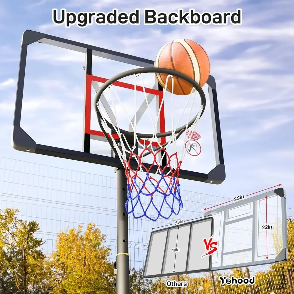 ห่วงบาสเก็ตบอลแบบปรับความสูงได - Basketball Hoop Outdoor บทวิจารณ์และราคา