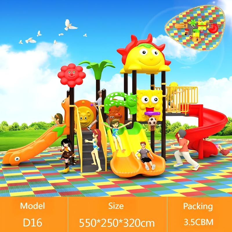 สไลเดอร์สนามเด็กเล่นพลาสติกสำห - Kids Outdoor Slide Set บทวิจารณ์และราคา