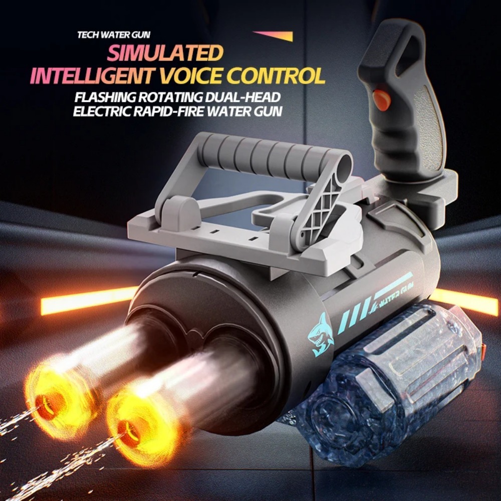 ปืนฉีดน้ำไฟฟ้า Gatling ของเล่น - Kids Outdoor Voices บทวิจารณ์และราคา
