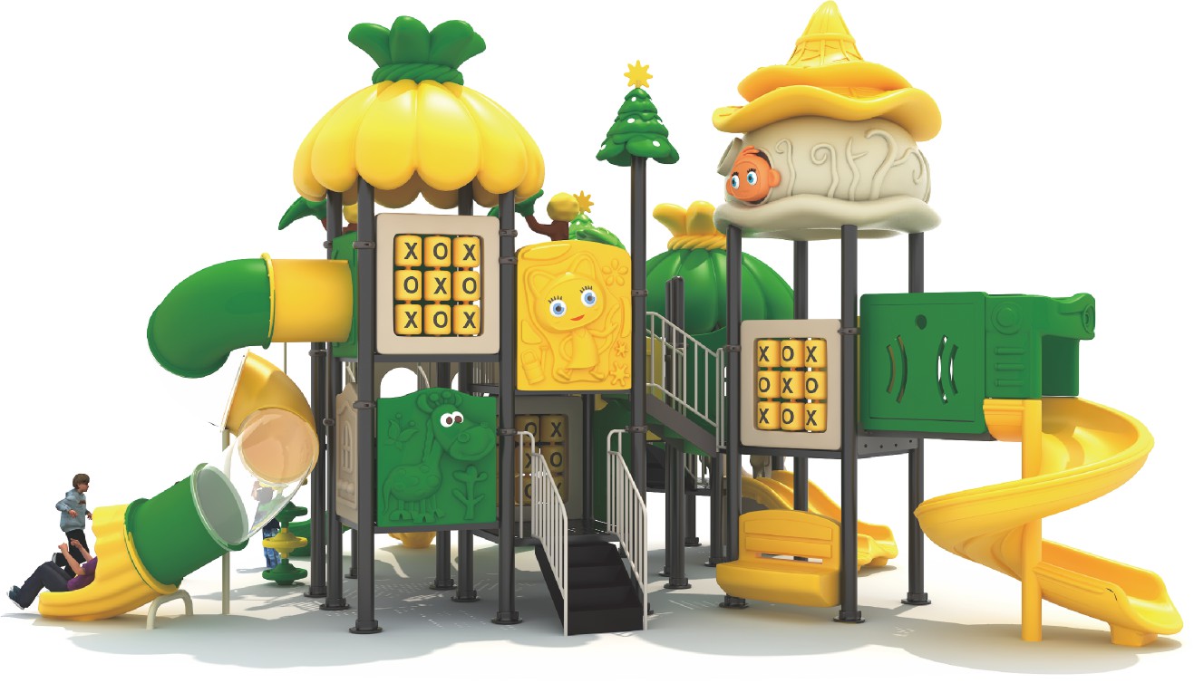 เครื่องเล่นสนามเด็กเล่นกลางแจ้ - Kids Outdoor Jungle Gym With Slide บทวิจารณ์และราคา