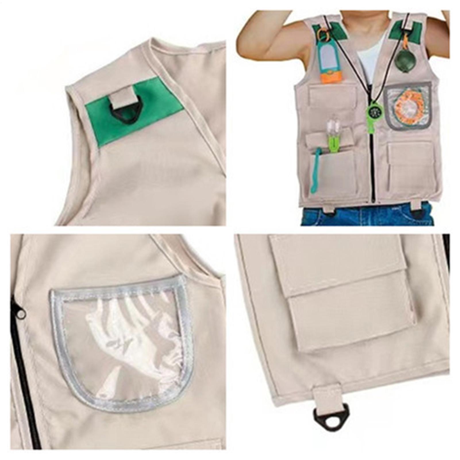 เสื้อกั๊กตกปลาสำหรับเด็ก เสื้อ - Kids Outdoor Zoo บทวิจารณ์และราคา
